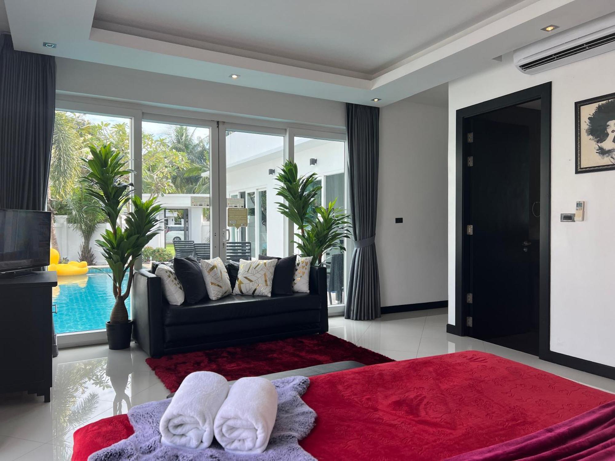 Villas In Pattaya Jomtien Beach Rum bild